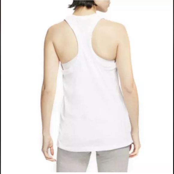 Nike White Core Stripe Tank Top-Retro Stripe-Women's Size Small - Picture 3 of 7